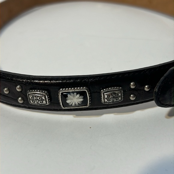 Brighton Women’s Black Belt Size Medium - Picture 7 of 11
